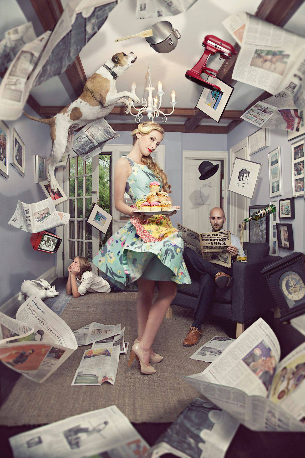 Domestic Chaos — Conceptual Photo Series - 1