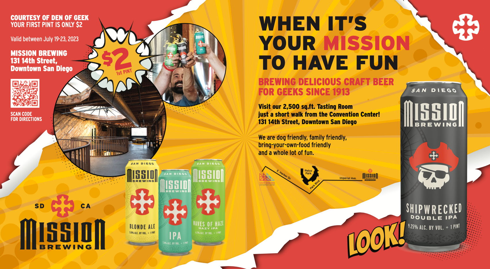Mission Brewing — Comic Con Magazine Spread - 1