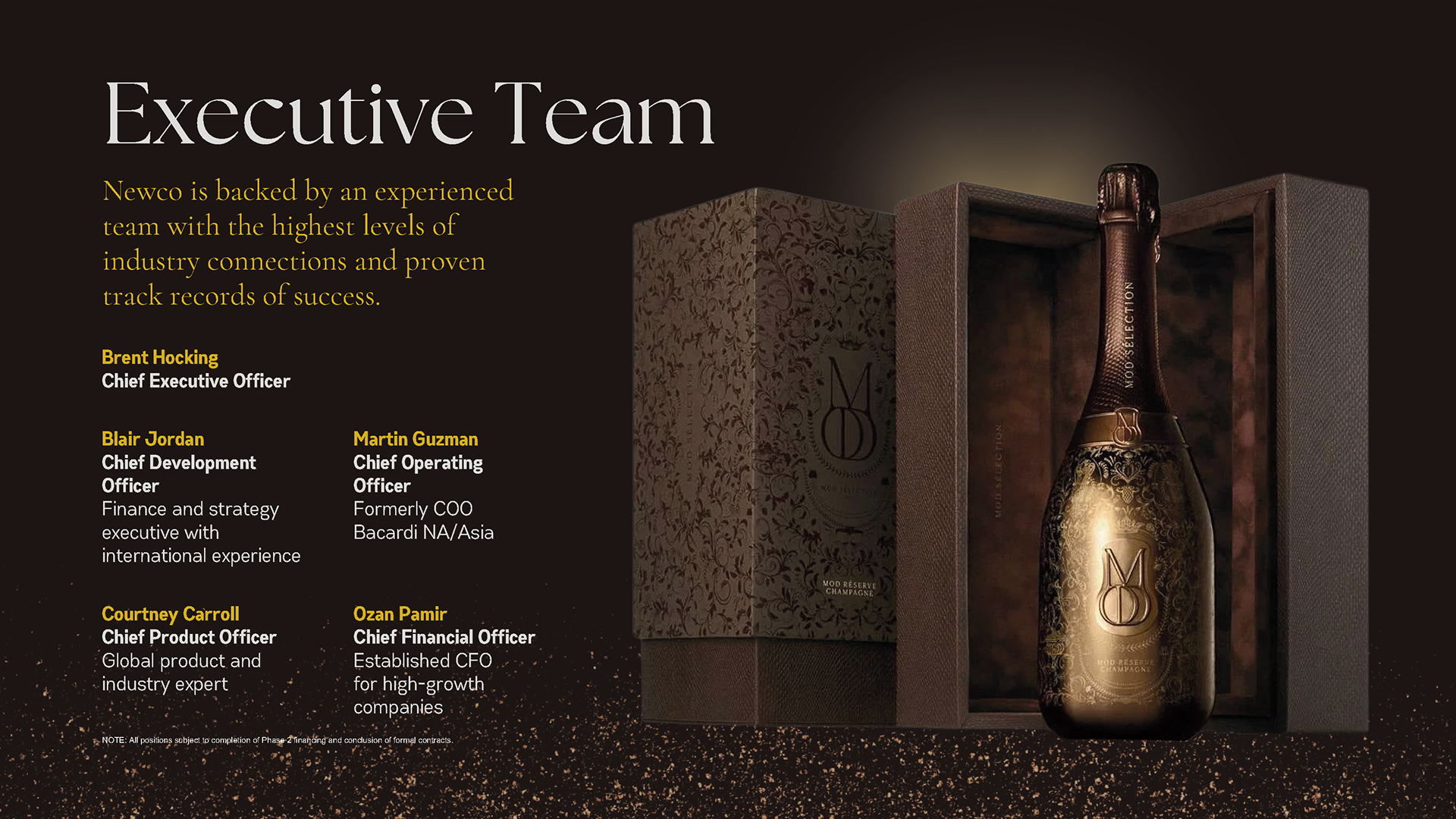 NewCo — Celebrity Alcohol Sales Deck - 7