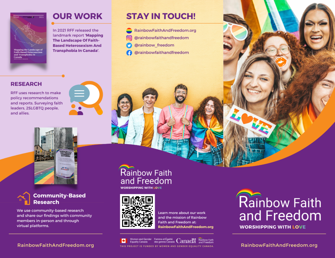 Rainbow Faith & Freedom — Brochures - 2