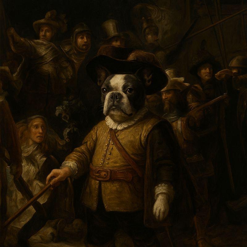 Commanding the militia with quiet authority