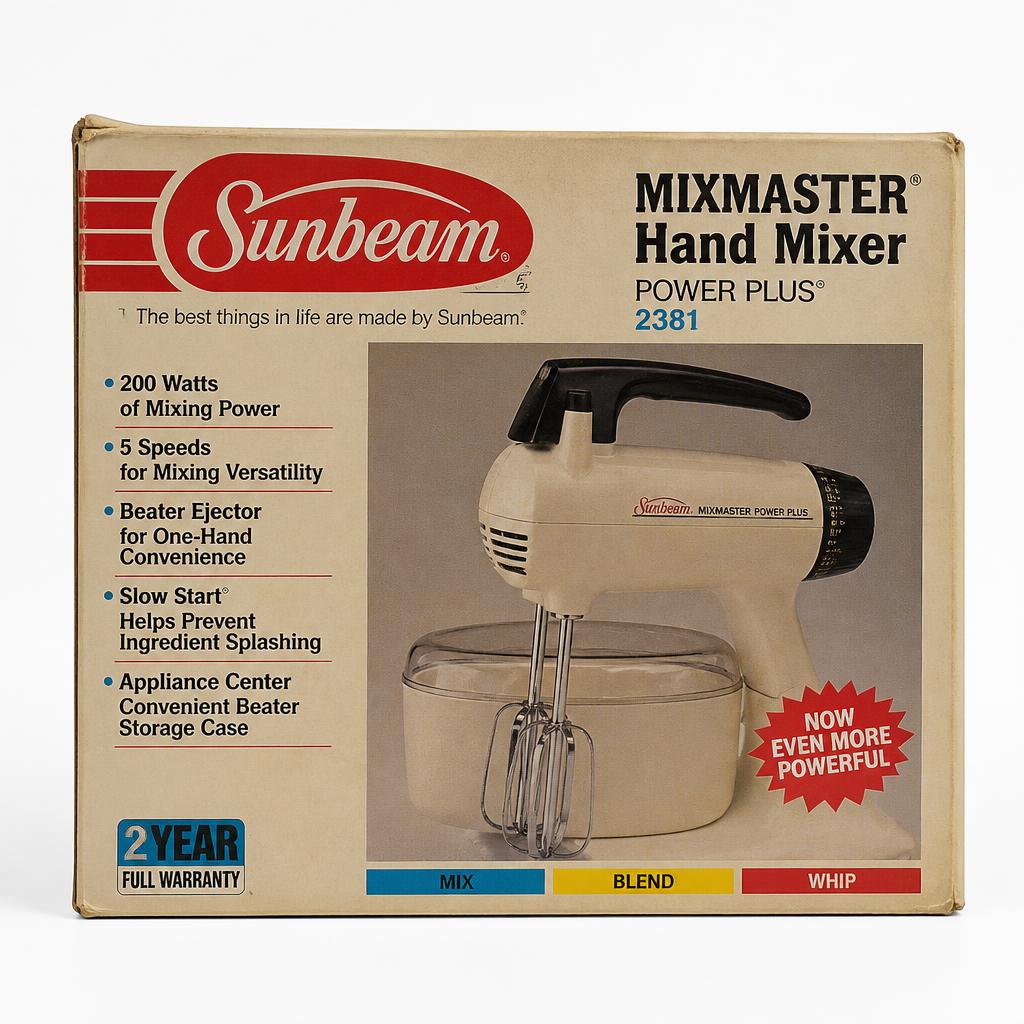 Sunbeam - The Red & Silver Brand Refresh (Still in Market Today) - 1