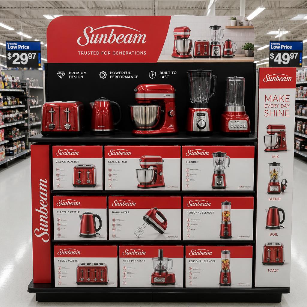 Sunbeam - The Red & Silver Brand Refresh (Still in Market Today) - 3